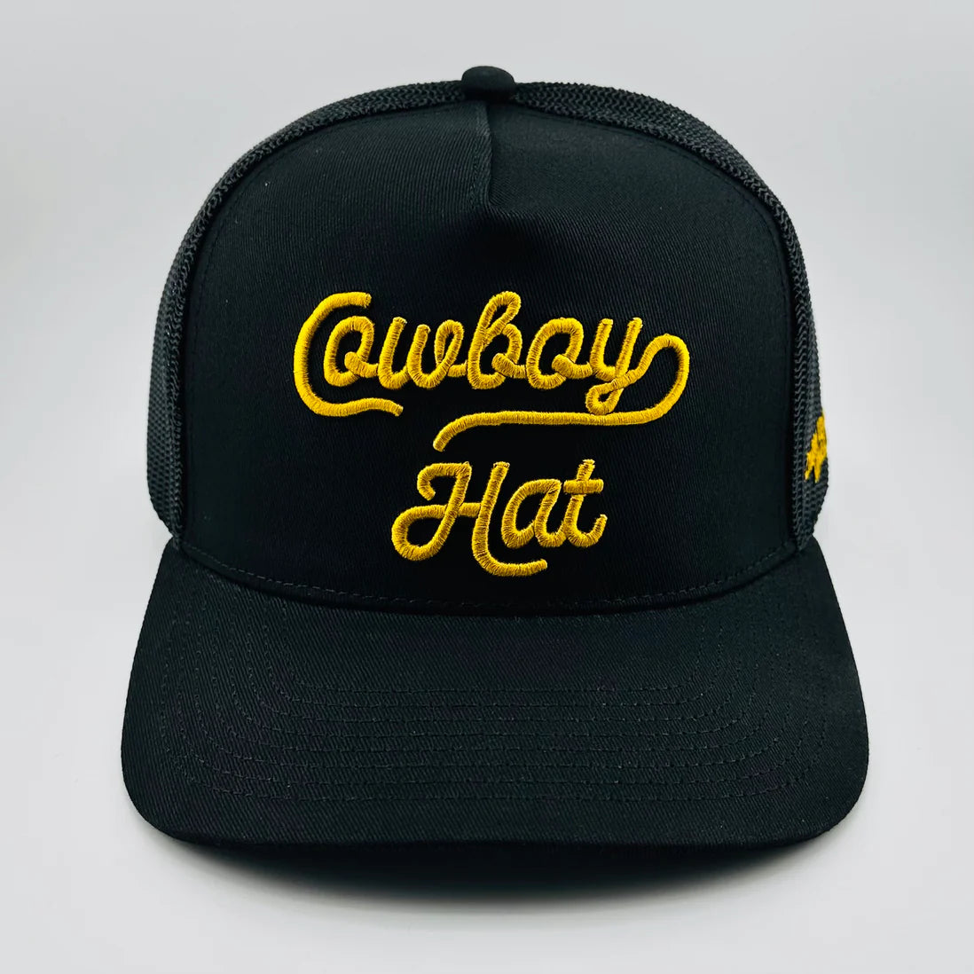 “COWBOY HAT” COWBOY REVOLUTION BLACK 5-PANEL TRUCKER HAT